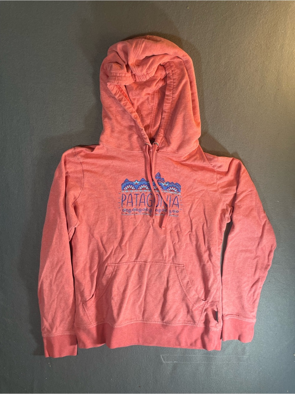 Patagonia Coral Pink Hooded Pullover
